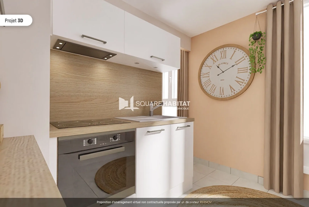 Appartement T4 de 62 m² à Marseille 9 - La Pauline, proche commodités 