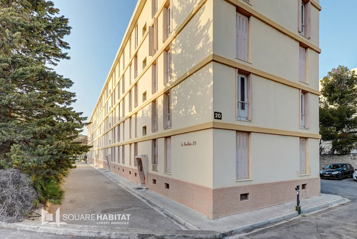 Appartement T4 de 62 m² à Marseille 9 - La Pauline, proche commodités 