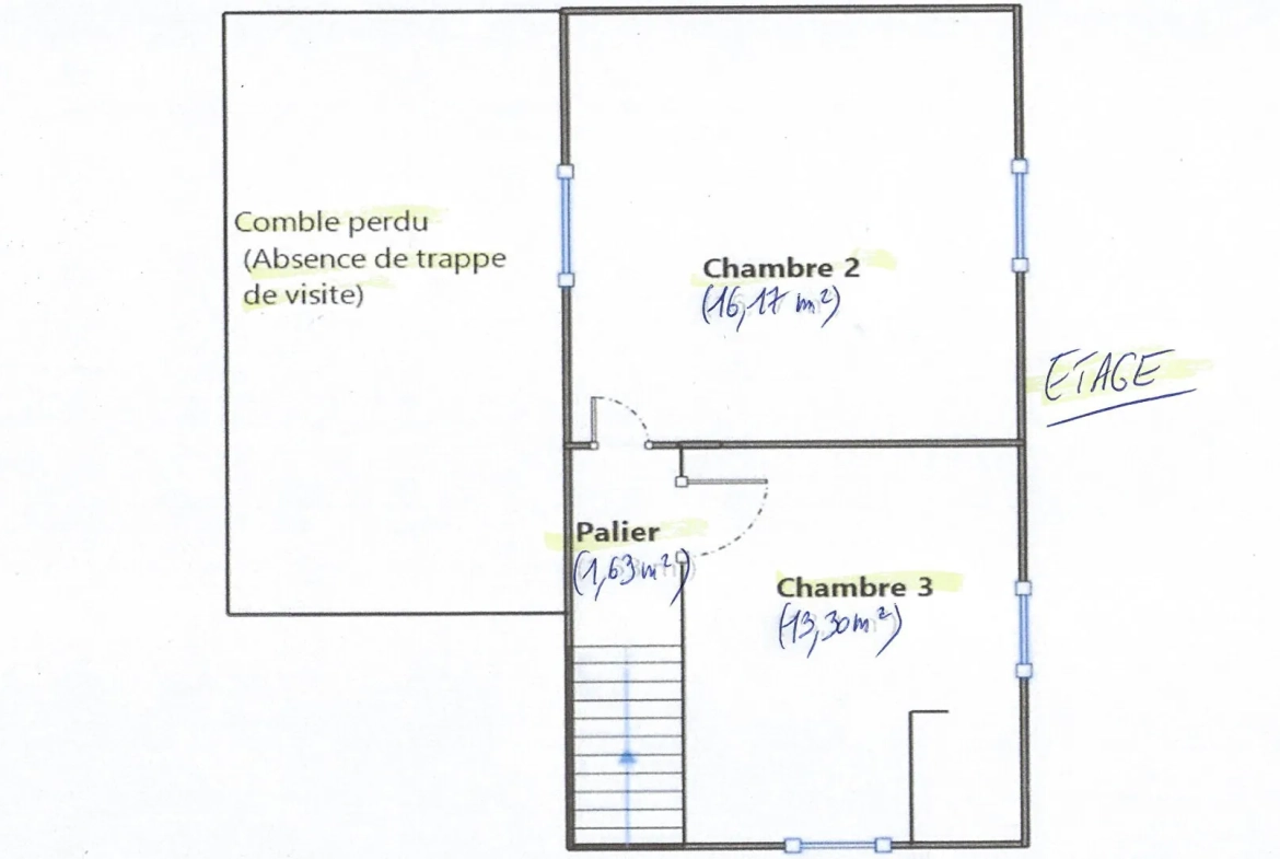 Maison ancienne de 108 m² à Peyrehorade, centre-ville avec garage et jardin 