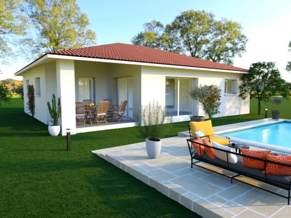 Maisons neuves à Castets : 3 chambres + garage sur terrain de 526 m²