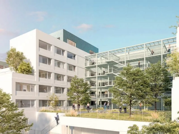 Appartement étudiant neuf de 26 m² à Lormont avec services et espaces verts