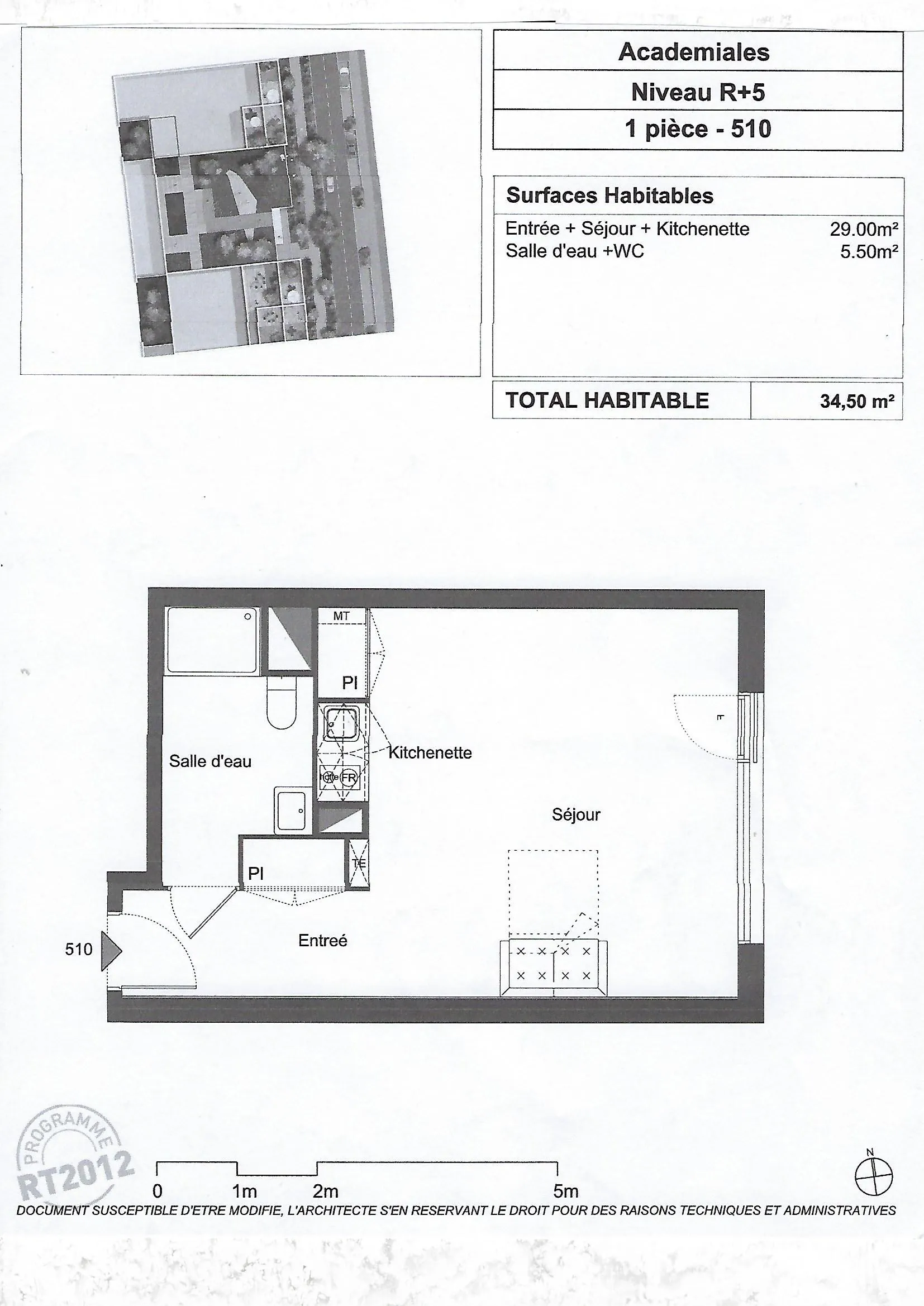 Appartement étudiant neuf de 26 m² à Lormont avec services et espaces verts 