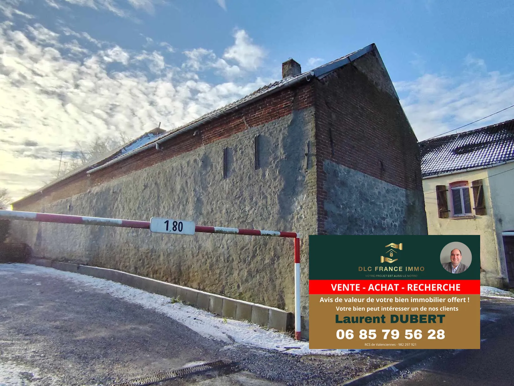 Maison à rénover en pierre à Bachant (59138) avec jardin non attenant 