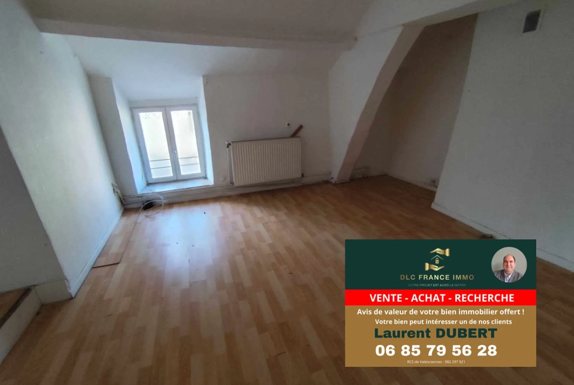 Maison à rénover en pierre à Bachant (59138) avec jardin non attenant 