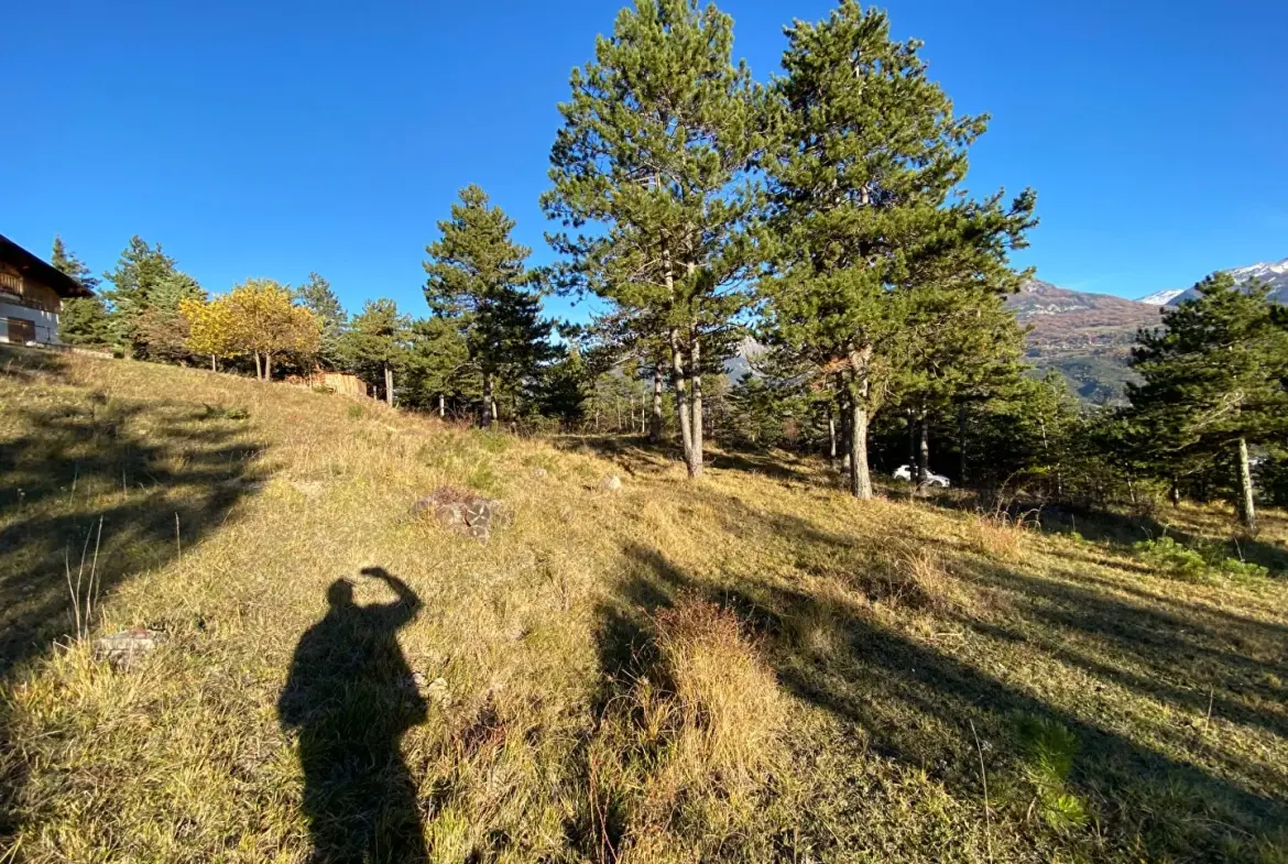 Terrains viabilisés à Embrun proche du lac et des commodités 