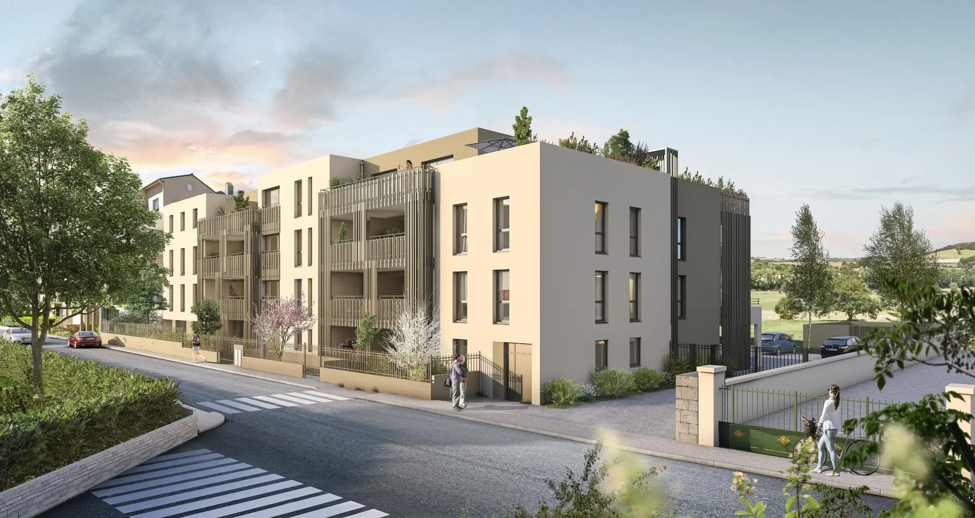 Appartement T2 à Villars de 40 m² avec terrasse et parking proche commodités 