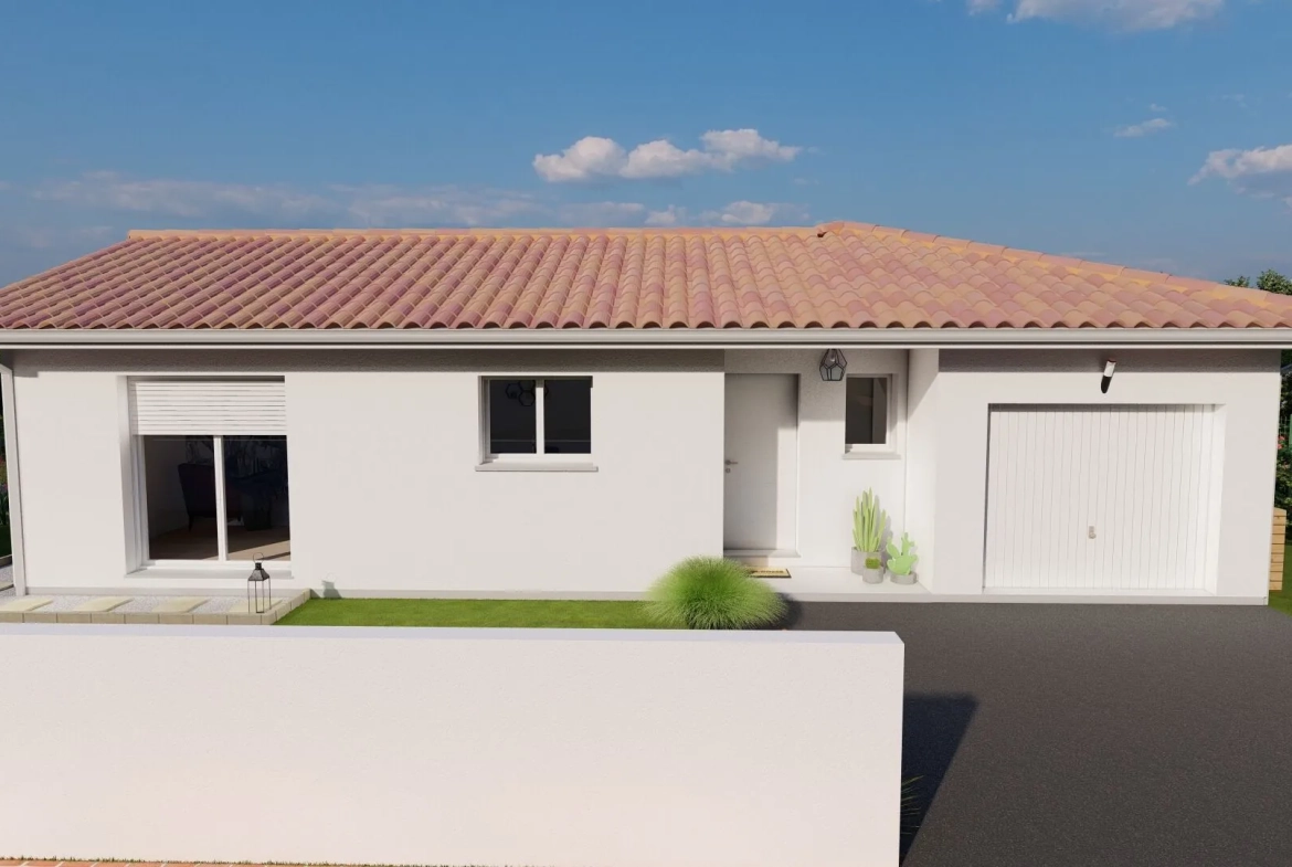 Maison neuve de 94m² avec 3 chambres entre Agen et Villeneuve 