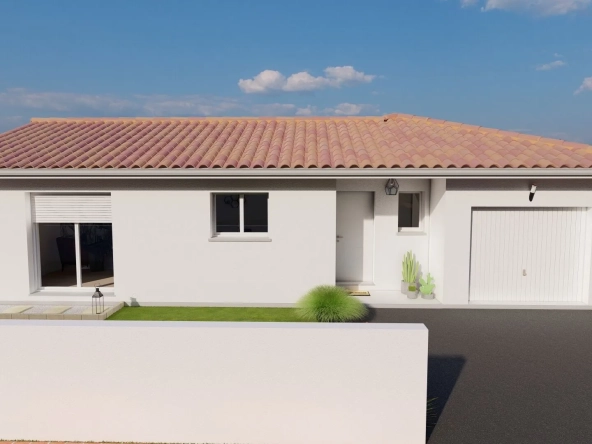 Maison neuve de 94m² avec 3 chambres entre Agen et Villeneuve