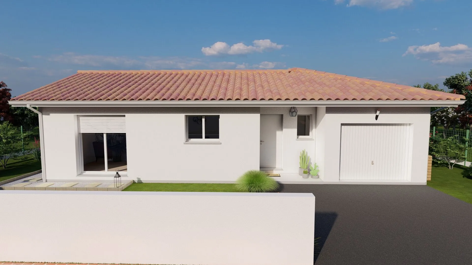 Maison neuve de 94m² avec 3 chambres entre Agen et Villeneuve 