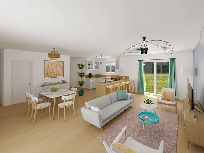 Maison neuve de 94m² avec 3 chambres entre Agen et Villeneuve 