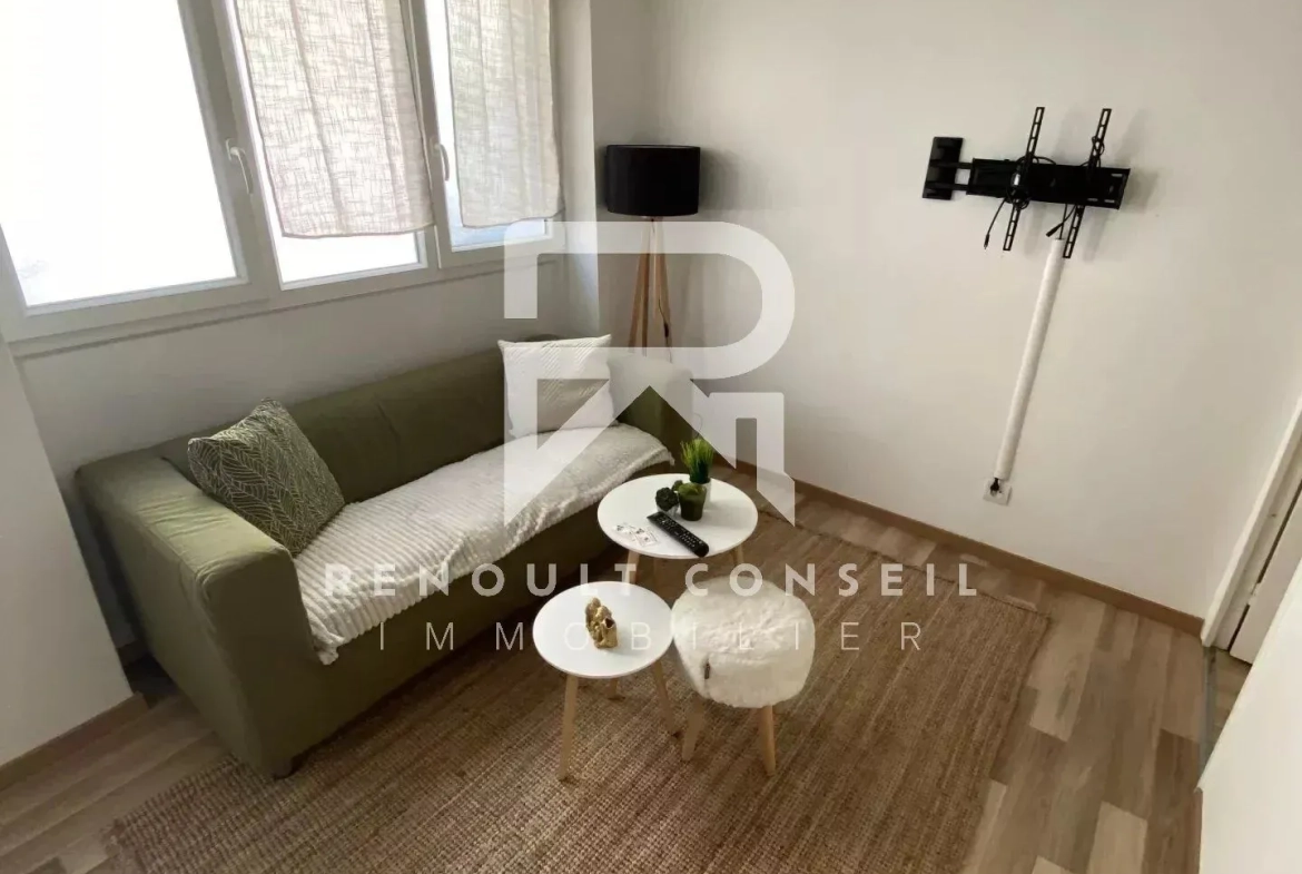 Studio de 21 m² à Rouen Gare - Résidence rénovée et idéale pour investissement 