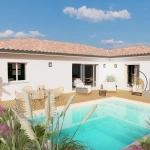 Maison neuve moderne à Saint-Sever avec terrain de 510 m²