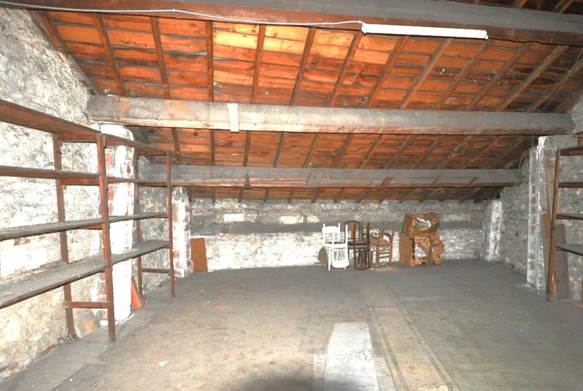 Immeuble à vendre au centre-ville de Carmaux avec potentiel de rénovation et de location 