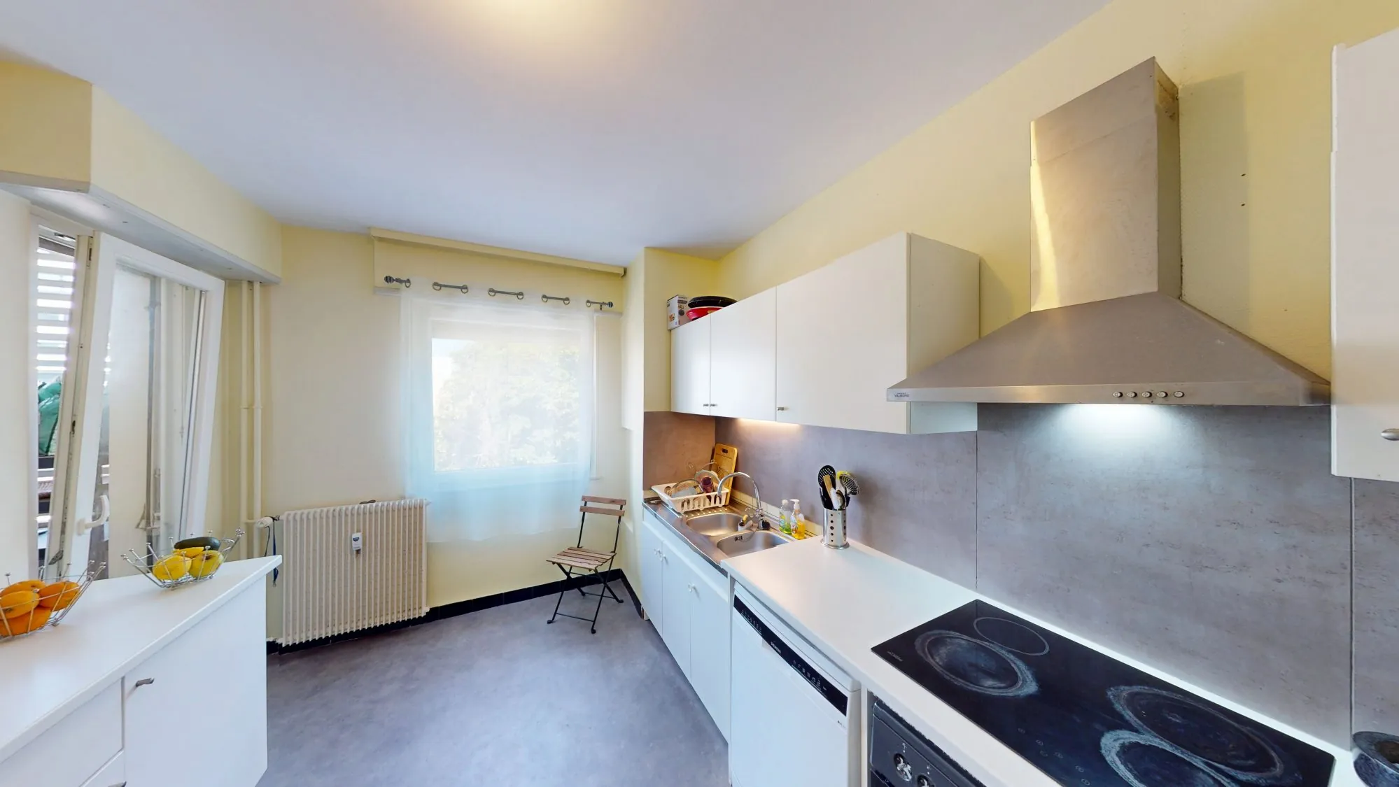 Appartement lumineux de 85 m² avec balcon, loggia et garage à Mulhouse secteur Nouveaux Bassins 