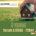 Terrain constructible de 728 m² à Steige avec vue montagne