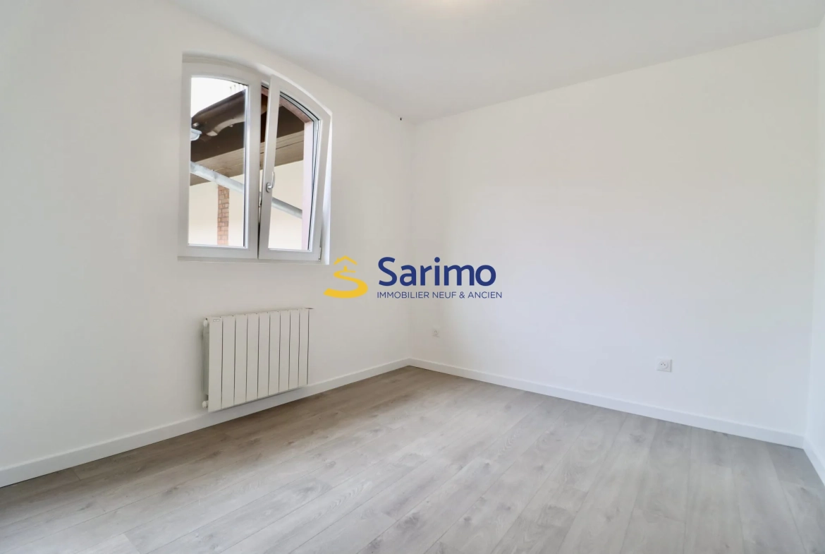 Appartement 2 pièces rénové avec balcon et parking à Hoerdt 