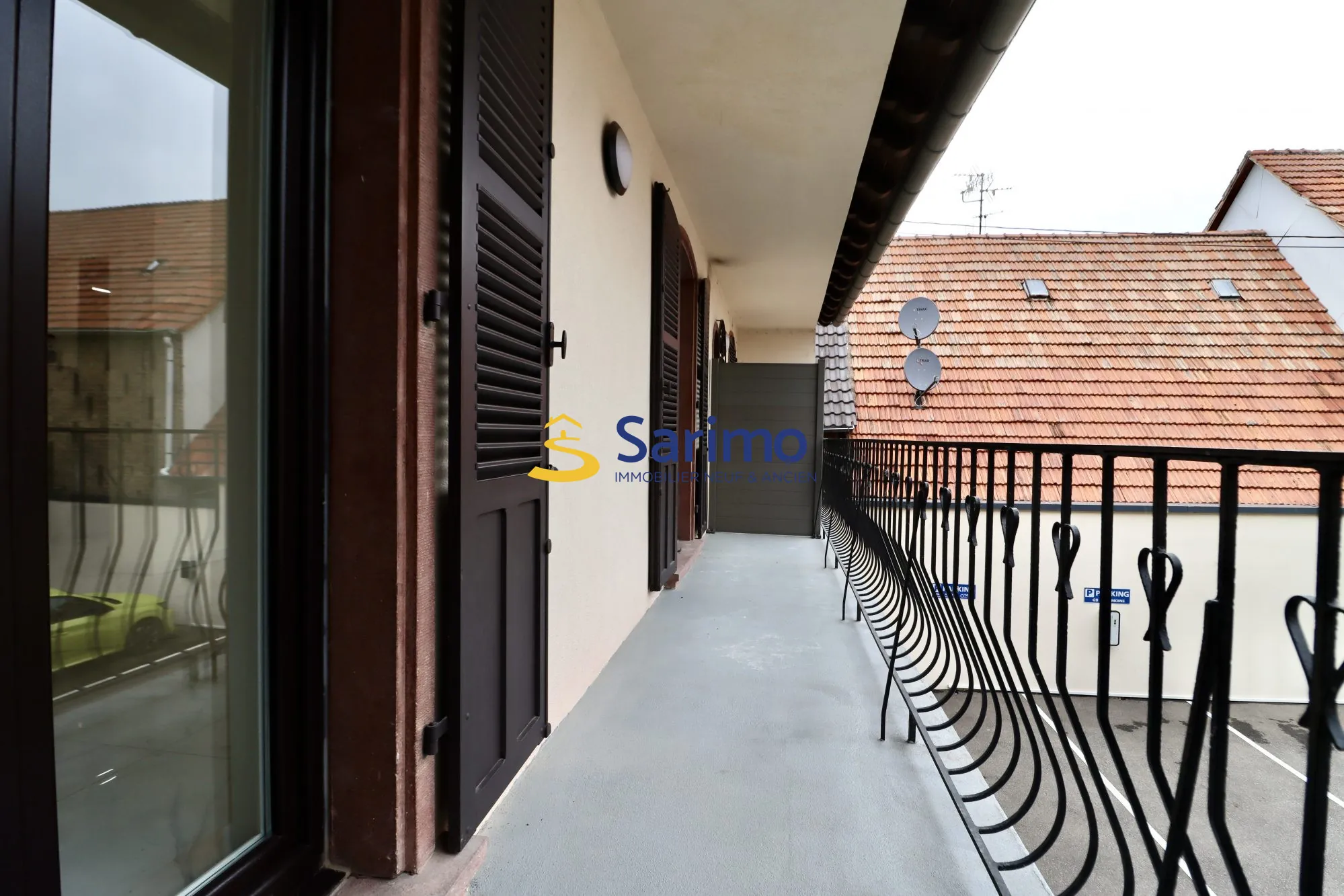 Appartement 2 pièces rénové avec balcon et parking à Hoerdt 