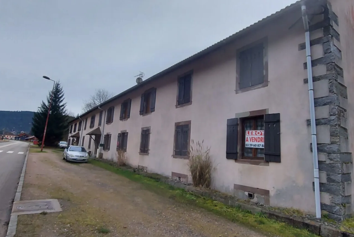 Appartement T3 au rez-de-chaussée avec cave et parking à Gérardmer 