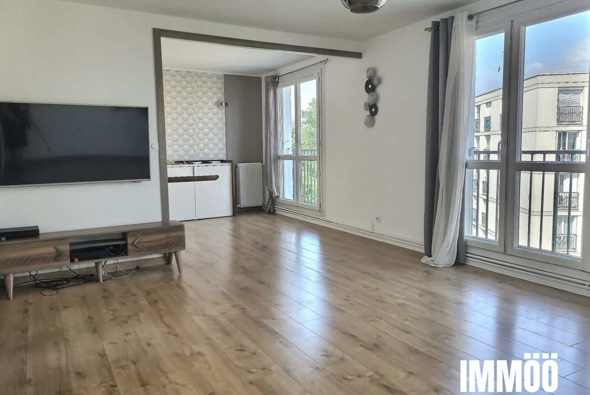 Appartement familial lumineux de 91 m² à Maromme La Maine avec parking et cave 