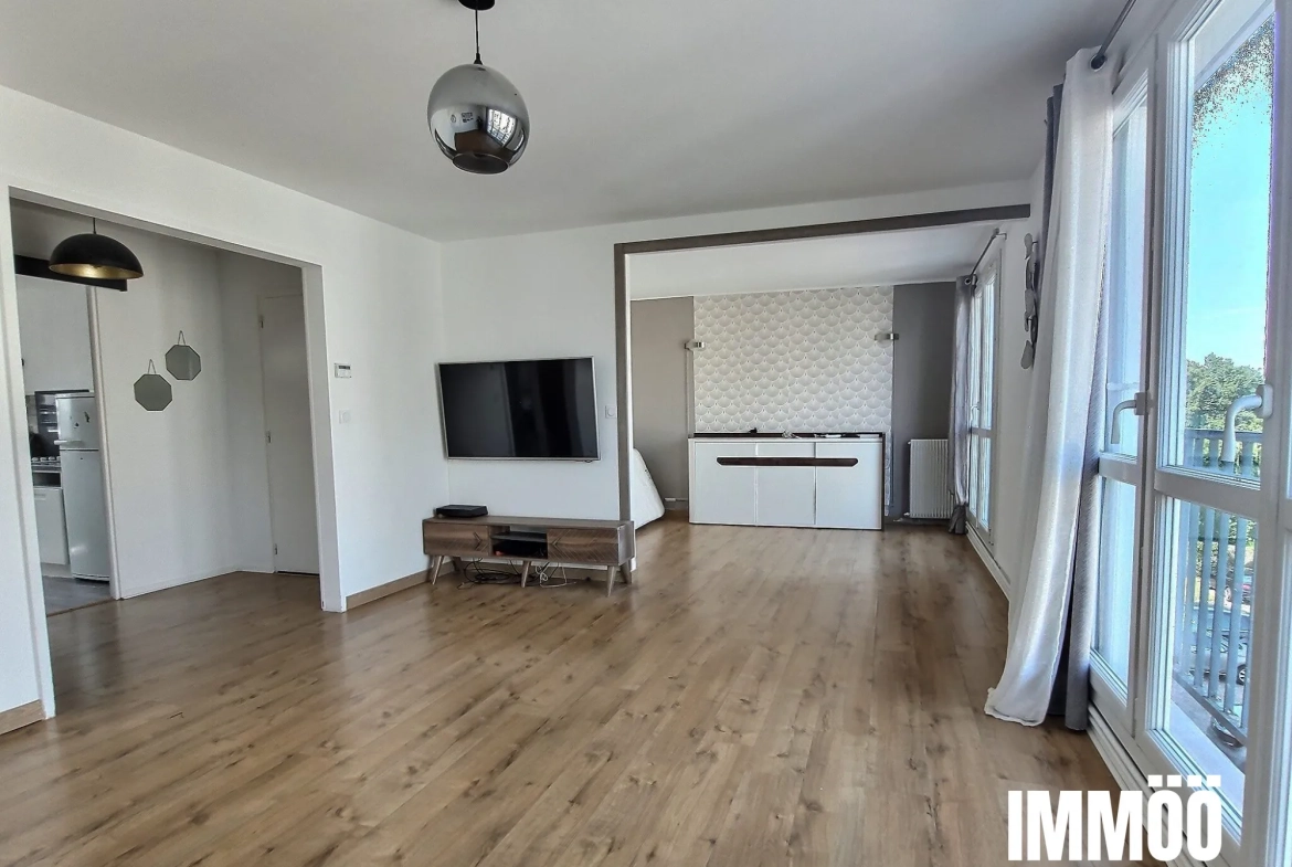 Appartement familial lumineux de 91 m² à Maromme La Maine avec parking et cave 