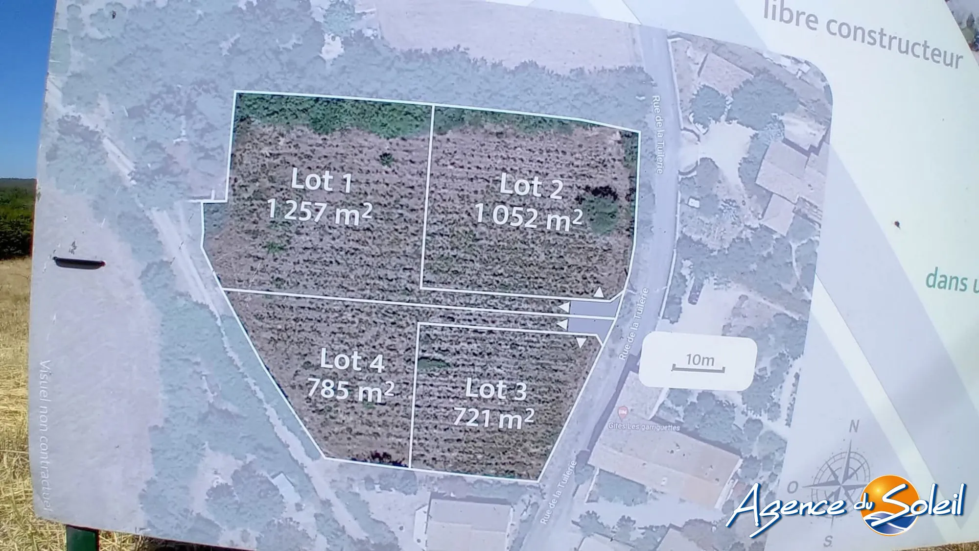 Terrains constructibles à vendre à Argens-Minervois près du canal du Midi 
