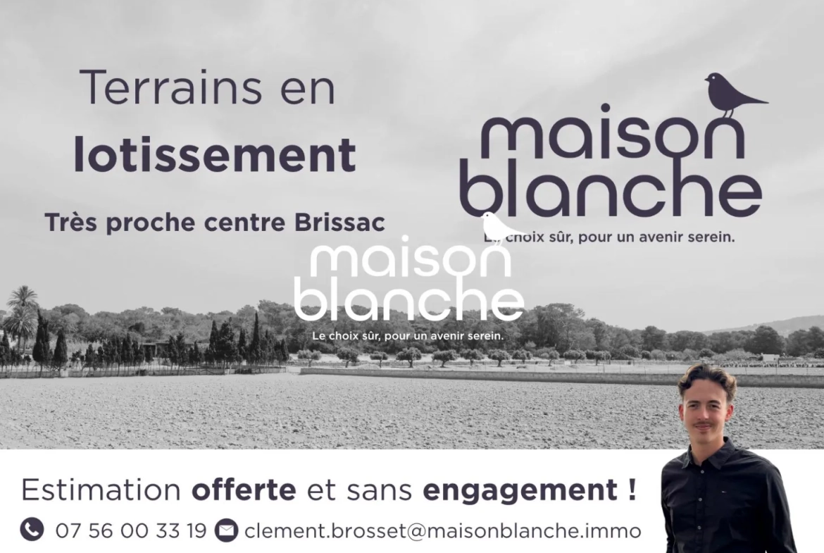 Terrain constructible viabilisé à Brissac-Quincé près d’Angers 