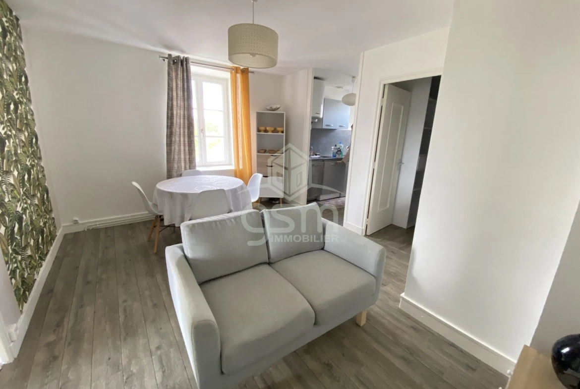 Appartement T3 rénové et meublé à Sainte-Maure-de-Touraine 