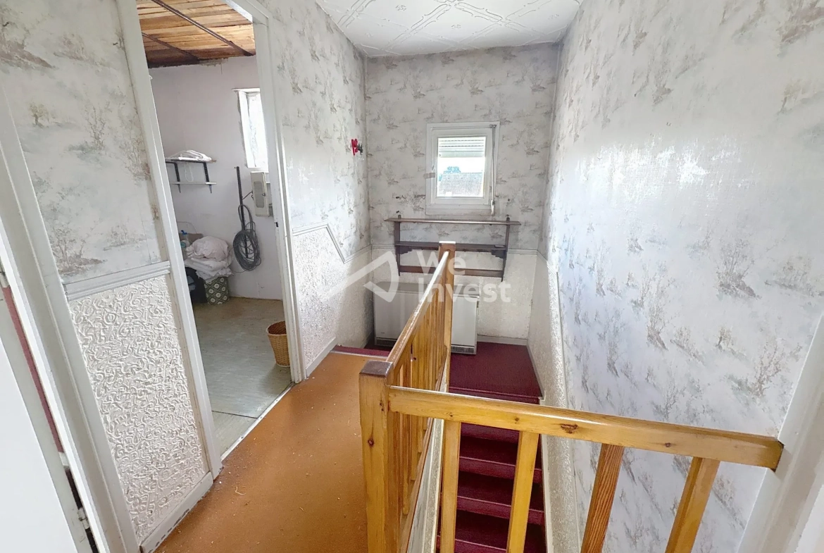 Maison à rénover de 80 m² avec jardin et garage à Aulnoye-Aymeries 