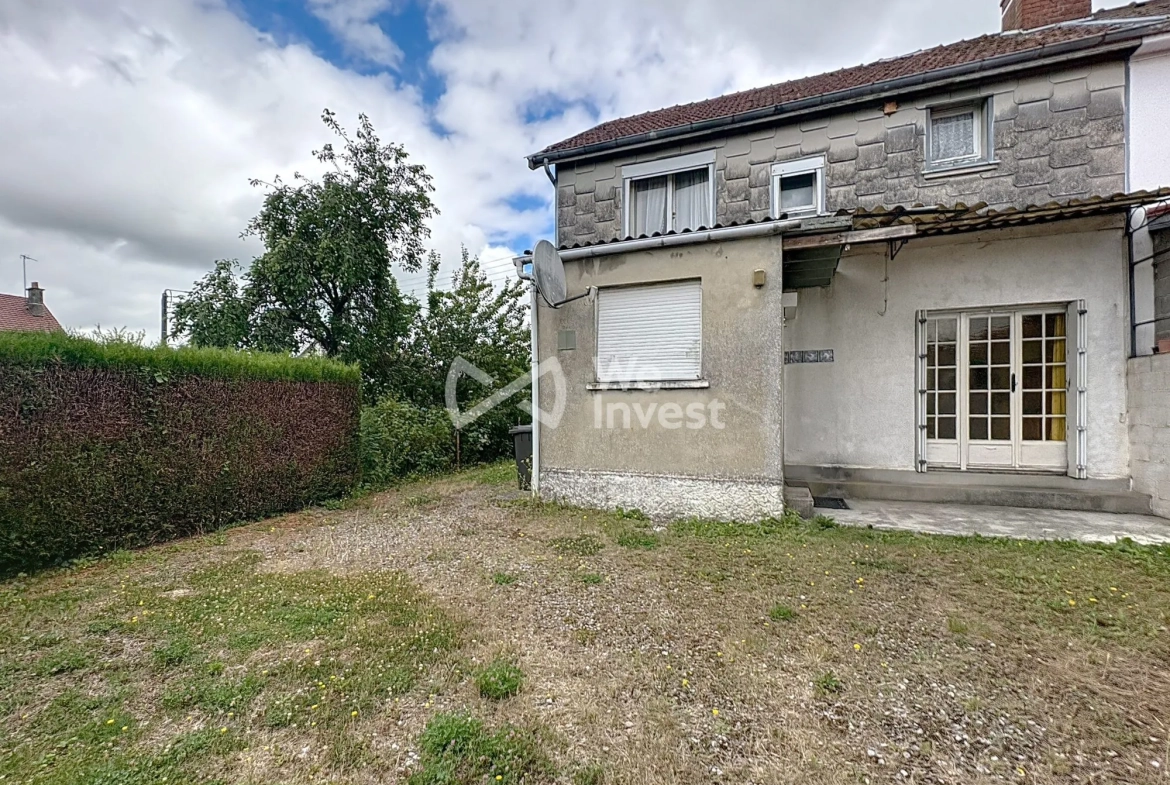 Maison à rénover de 80 m² avec jardin et garage à Aulnoye-Aymeries 