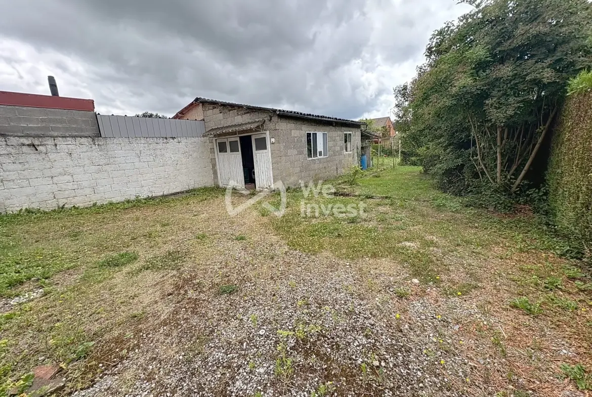 Maison à rénover de 80 m² avec jardin et garage à Aulnoye-Aymeries 