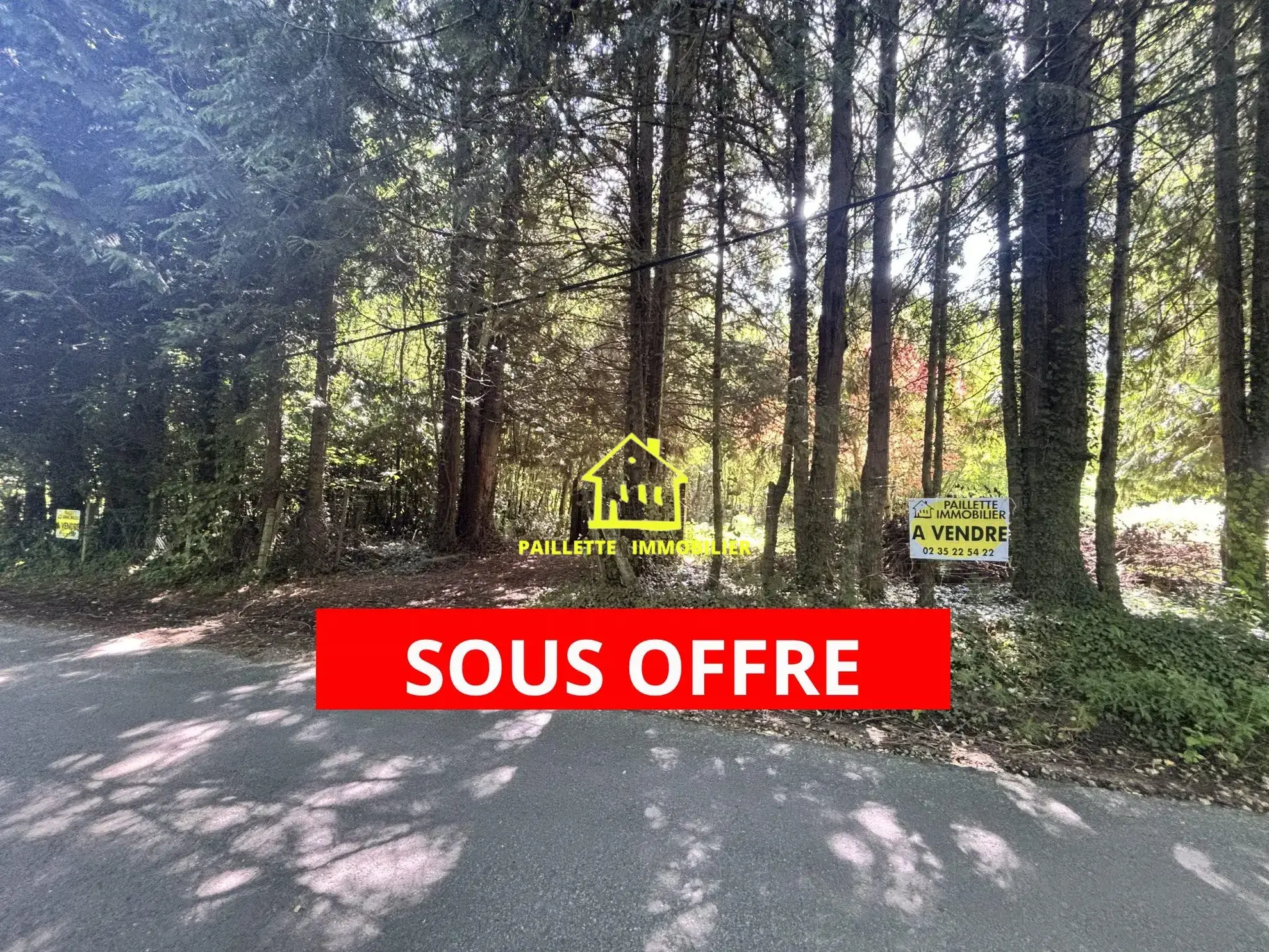 Terrain de loisirs non constructible à vendre à Quetteville, 2200 m² en zone agricole 
