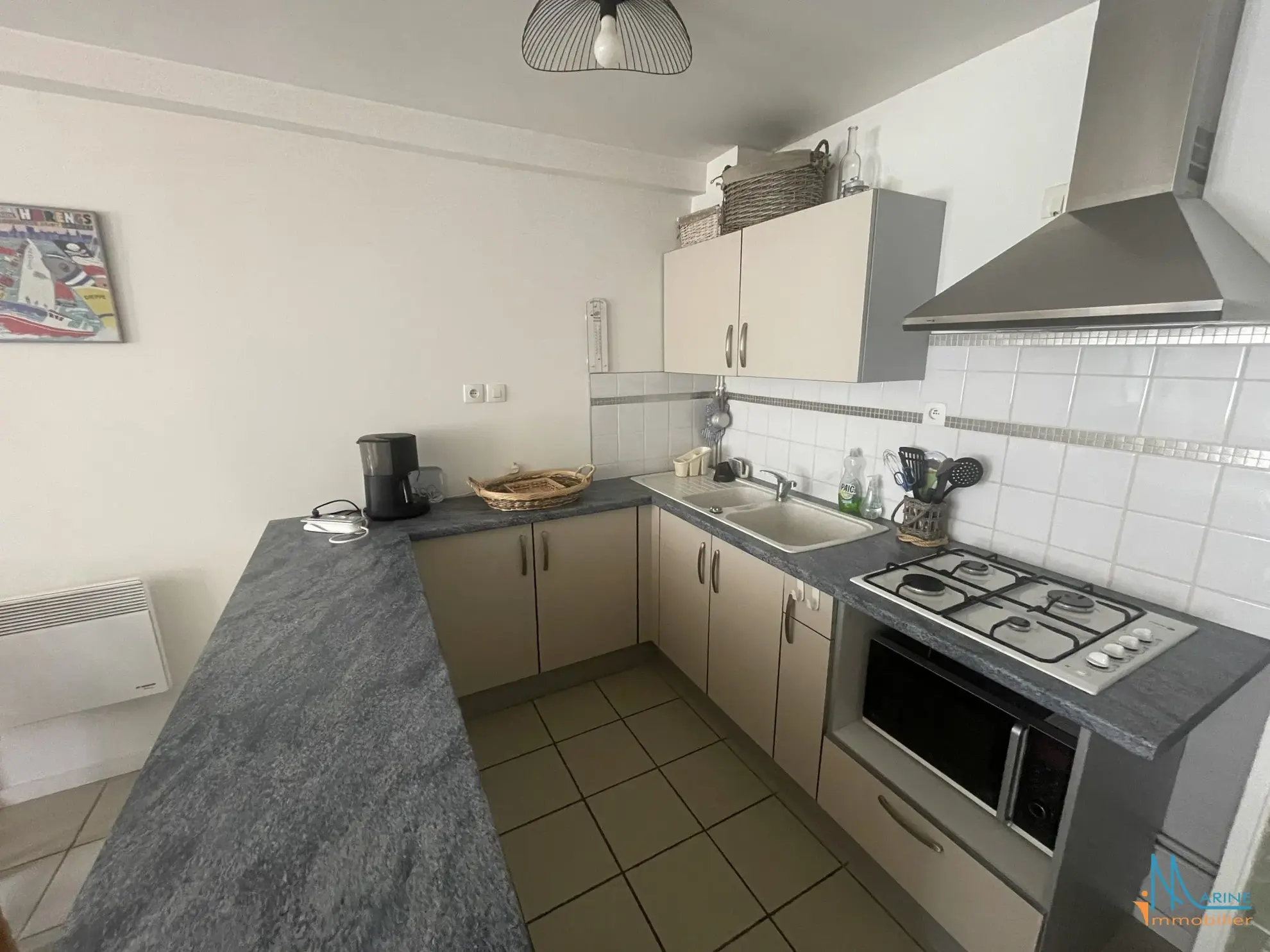 Maison mitoyenne à Dieppe – 55 m², entièrement rénovée, proche commodités 