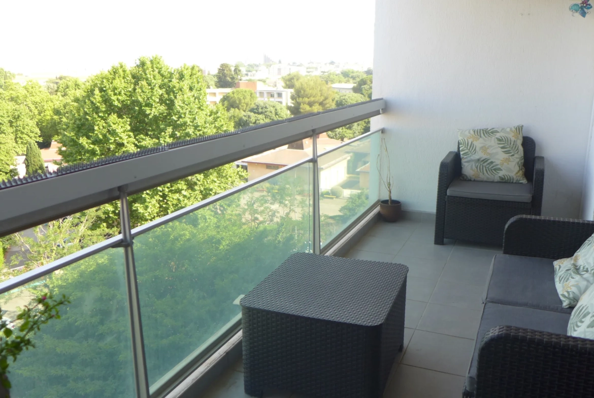 Bel appartement 2 pièces avec terrasse et garage à Montpellier-Boutonnet 