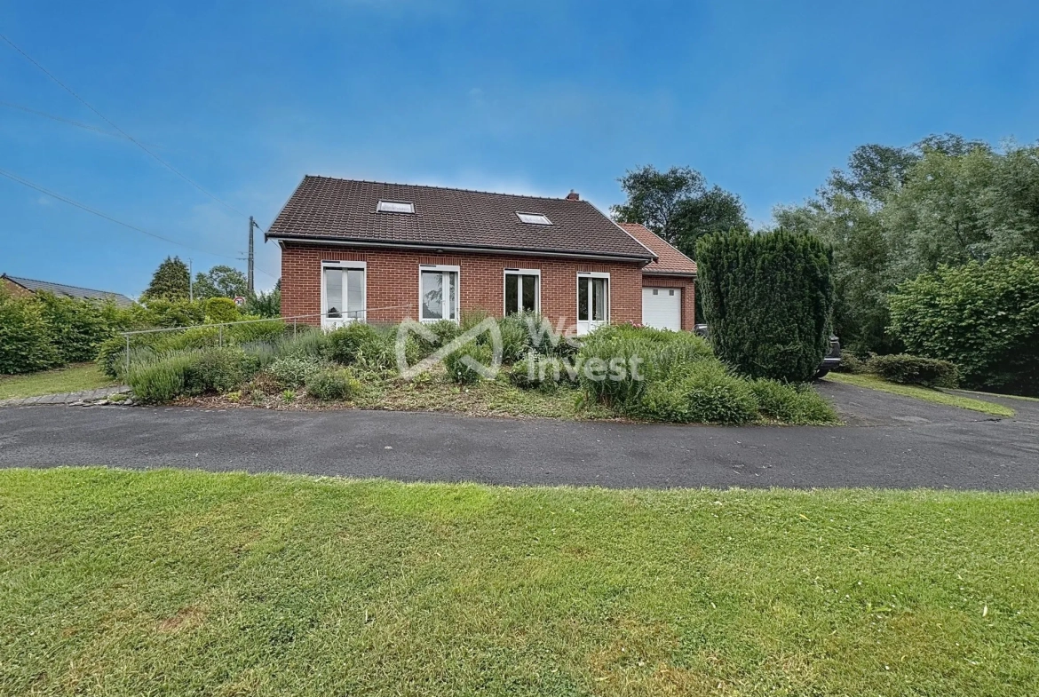 Maison à vendre à Féron – Pavillon avec 6 chambres, terrain de 14 ares, chauffage au gaz 