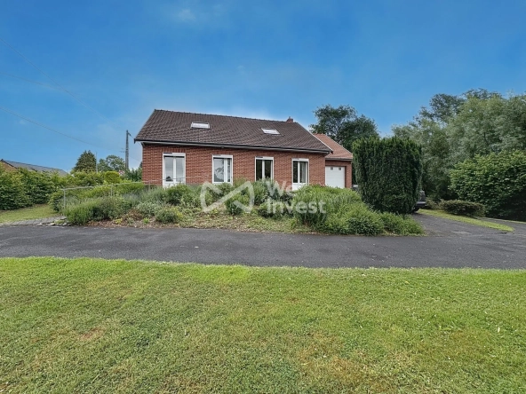 Maison à vendre à Féron – Pavillon avec 6 chambres, terrain de 14 ares, chauffage au gaz