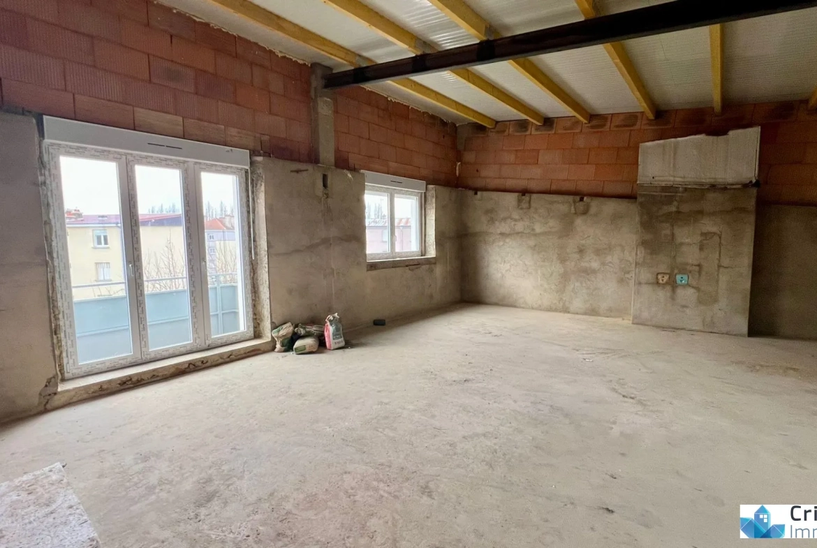 Appartement à rénover de 69 m² à Thionville, proche commodités 