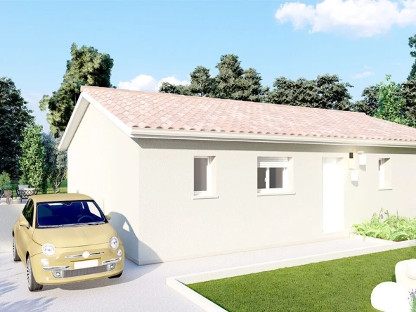 Maison neuve 3 chambres à Negronde en vente avec garage et terrain inclus