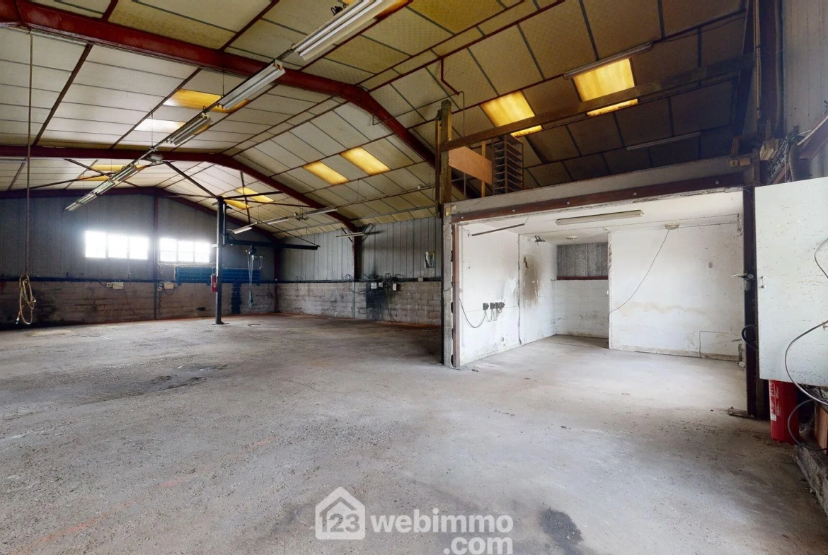 Vente d'un bâtiment industriel de 1326 m² à Thiescourt 