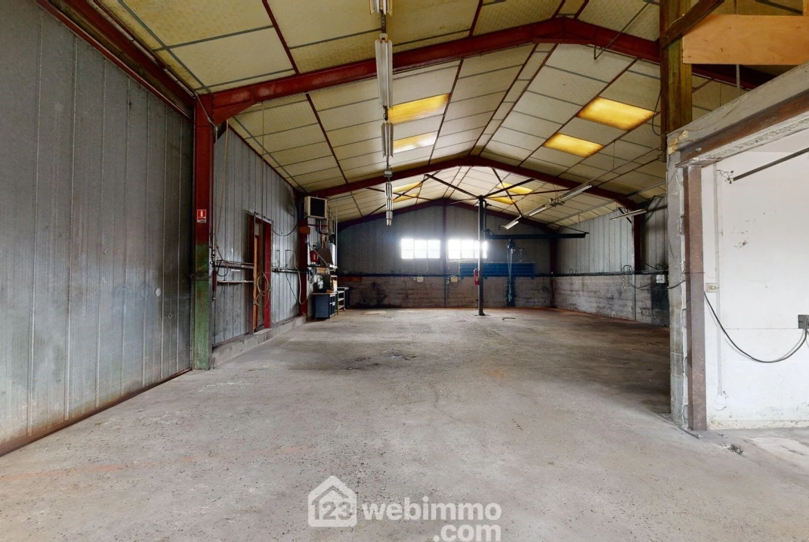 Vente d'un bâtiment industriel de 1326 m² à Thiescourt 