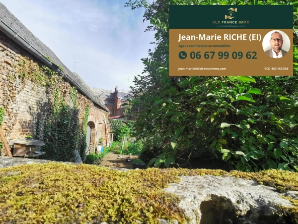 A vendre grange de 120 m² à Solesmes avec terrain de 378 m²