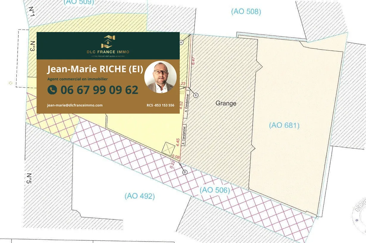 A vendre grange de 120 m² à Solesmes avec terrain de 378 m² 