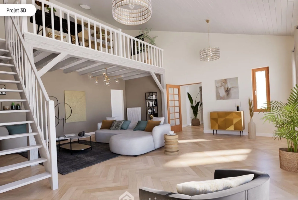 Maison ancienne de 160 m² à Pamproux avec terrain et dépendances 
