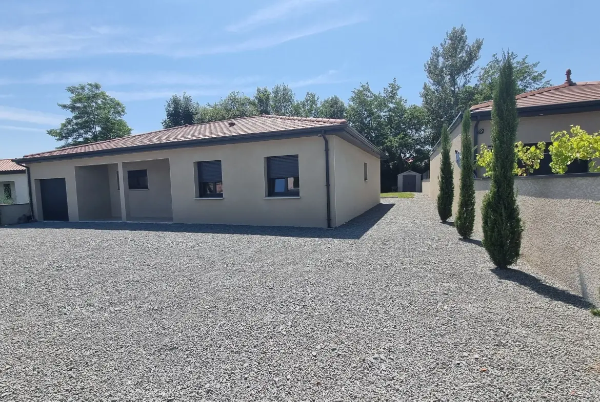 Villa neuve de 112 m² avec jardin à Briennon - Vente immobilière 