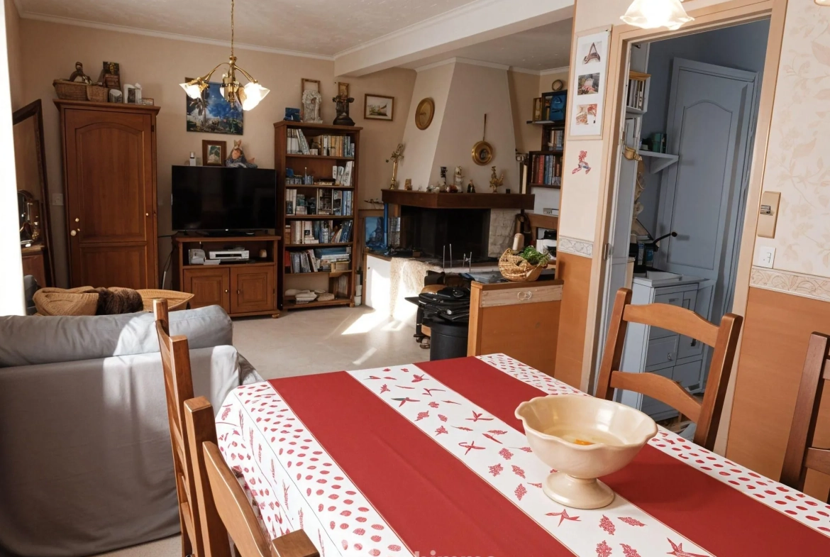 Maison jumelée 75 m² à Saint-Ouen-de-Thouberville avec garage et véranda 