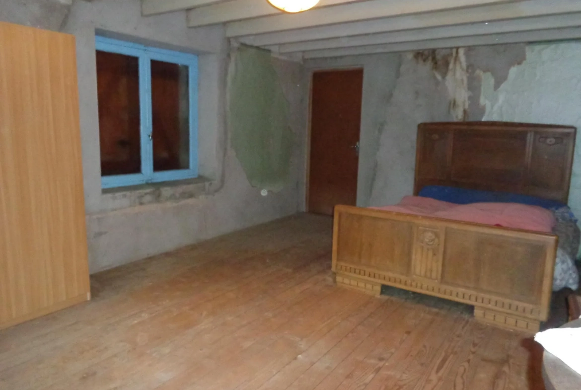 Maison en pierres à rénover avec dépendances et grand terrain à Ranchal 69470 
