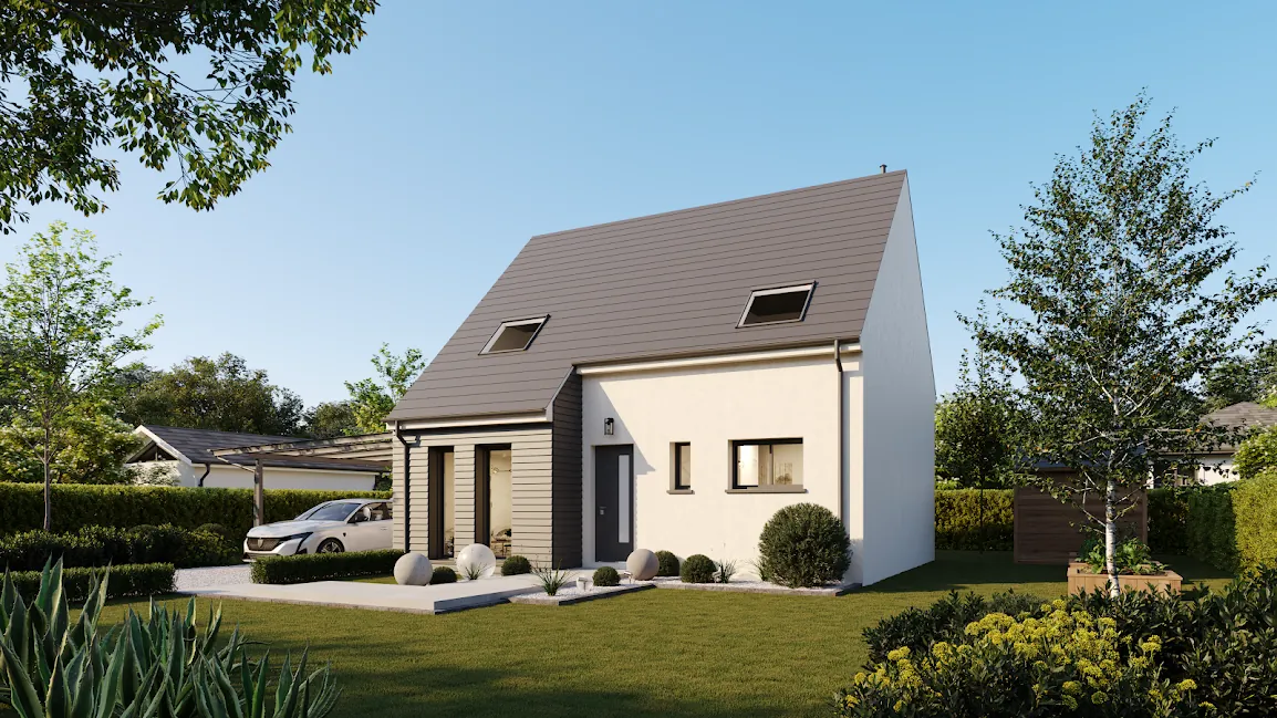 Maison neuve à Guignes - construction sur mesure, 86/96 m², terrain de 400/600 m² 