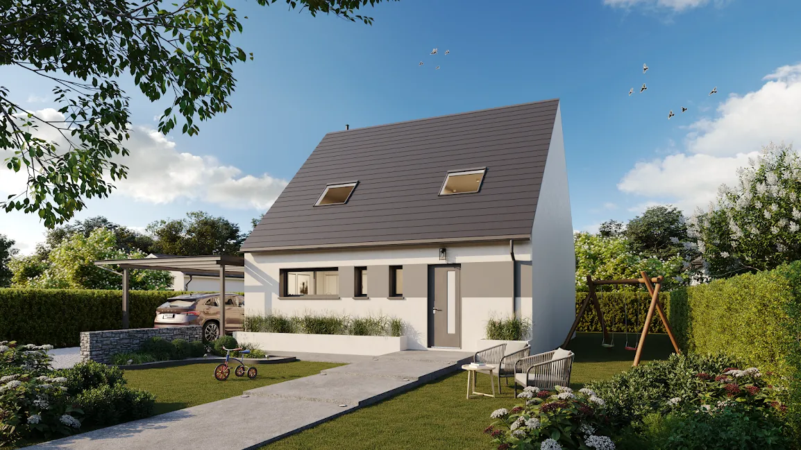 Maison neuve à Guignes - construction sur mesure, 86/96 m², terrain de 400/600 m² 