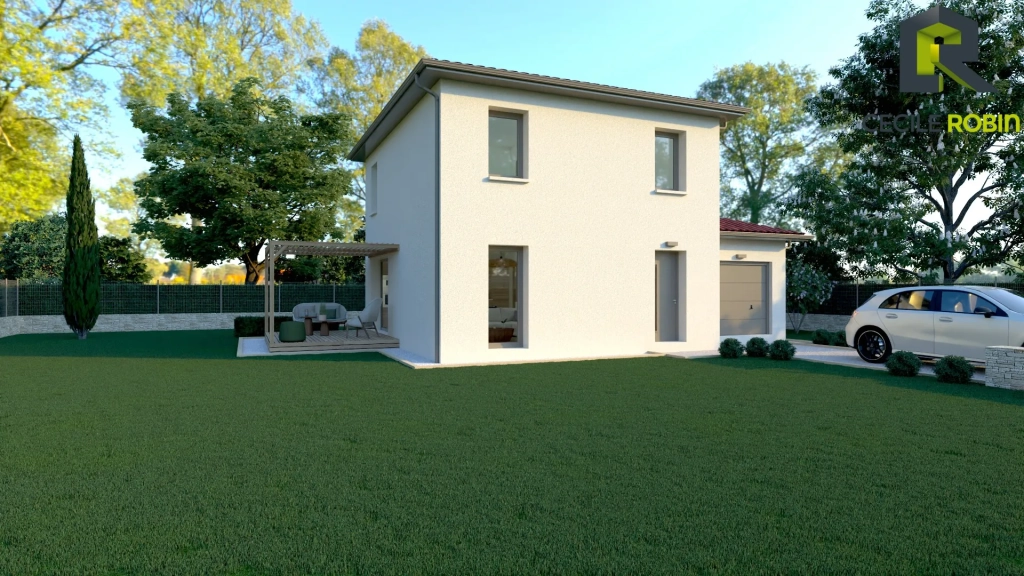 Maison neuve de 93m² sur terrain de 520m² à Montceaux – Construction conforme RE2020