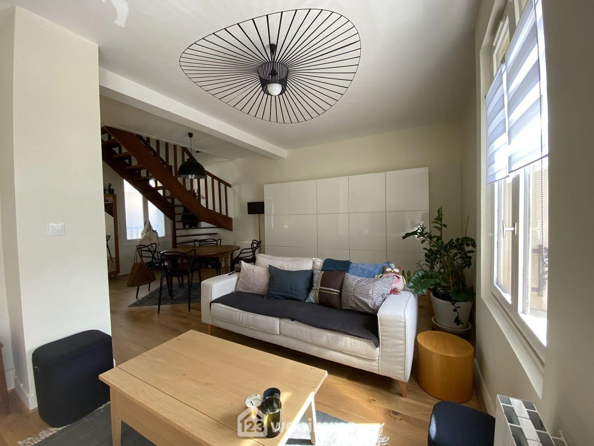 À vendre duplex lumineux de 78 m² à Rouen proche gare Rive Droite 