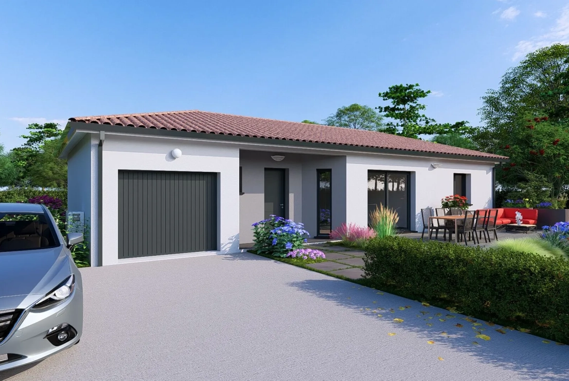 Maison neuve 4 pièces avec garage à Buzet-sur-Tarn - Livraison 2025 